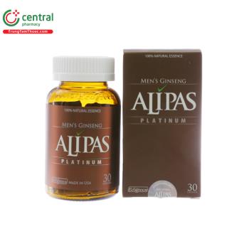 Sâm Alipas Platinum - Hỗ trợ sức khoẻ, tăng cường sinh lực phái mạnh