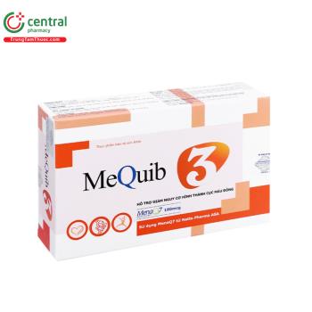 Thuốc MeQuib 3 giảm nguy cơ hình thành huyết khối, ngừa xơ vữa động mạch