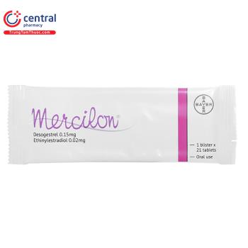 Thuốc Mercilon Bayer hỗ trợ phòng tránh thai hằng ngày của nữ giới