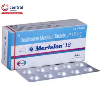 Thuốc Merislon 12mg: Công dụng, liều dùng, chống chỉ định