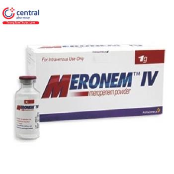 [CHÍNH HÃNG] Thuốc Meronem (Meropenem 1000mg): Giá cả & Tác dụng