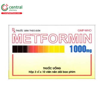 Metformin 1000mg Pharbaco