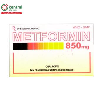 Metformin 850mg Pharbaco