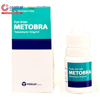 [CHÍNH HÃNG] Thuốc nhỏ mắt Metobra 5ml điều trị nhiễm khuẩn tại mắt