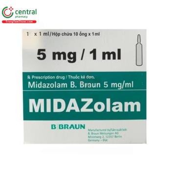 Midazolam B. Braun 5mg/ml 