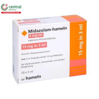 Midazolam - Hameln 5mg/ml 