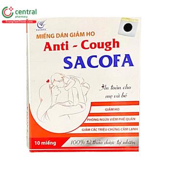 Miếng Dán Giảm Ho Anti-Cough Sacofa