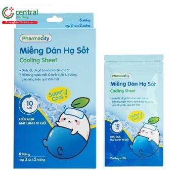 Miếng dán hạ sốt Pharmacity