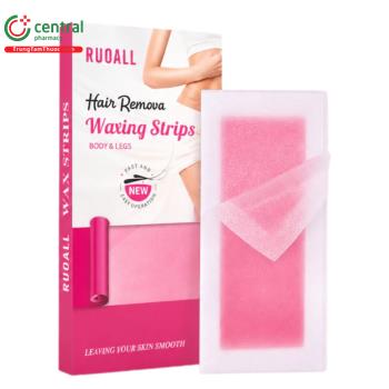 Miếng sáp dán RUOALL Hair Remova Waxing Strips Body & Legs