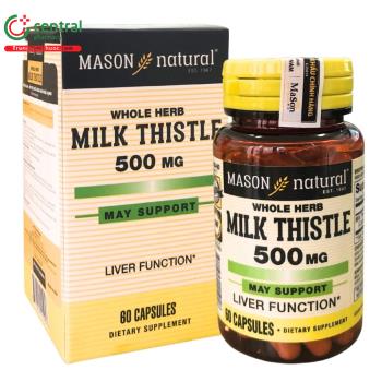 Milk thistle 500mg Mason