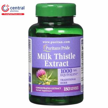 Milk Thistle Extract Puritan’s Pride 1000mg