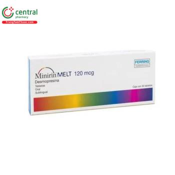 Minirin melt oral lyophilisate 120mcg 