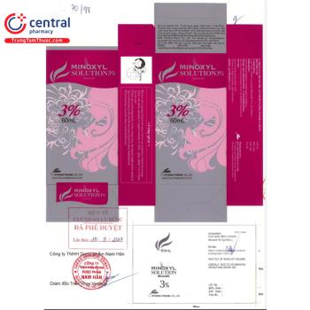 [CHÍNH HÃNG] Thuốc Minoxyl Solution 3% điều trị rụng tóc
