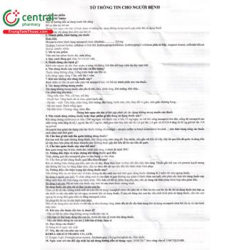 Thuốc Mosane Tablet 5mg Trị triệu chứng trào ngược dạ dày thực quản
