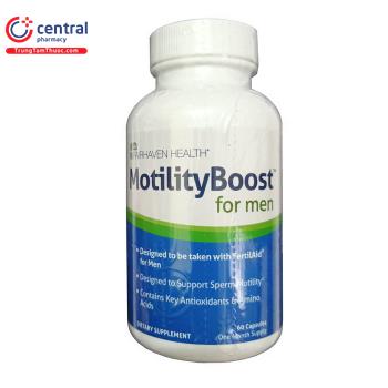 [CHÍNH HÃNG] Thuốc MotilityBoost For Men tăng chất lượng tinh trùng