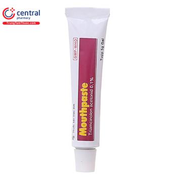 Thuốc trị viêm loét miệng Mouthpaste 5g: cách dùng, giá bán
