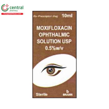 Moxifloxacin Ophthalmic Solution USP 0.5%