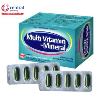 Multi Vitamin - Mineral Phúc Vinh (hộp 60 viên)