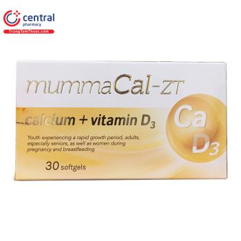 [CHÍNH HÃNG] MummaCal-ZT Calcium + Vitamin D3 cho xương chắc khỏe