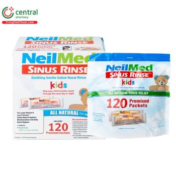 Muối rửa mũi Neilmed Sinus Rinse Kids