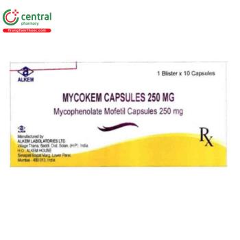 Mycokem capsules 250mg