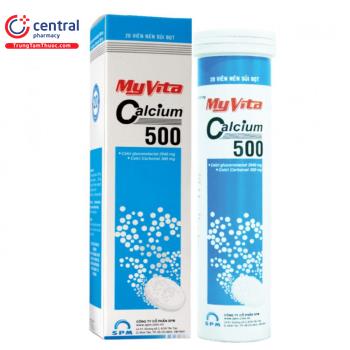 MyVita Calcium 500 (tuýp 20 viên)