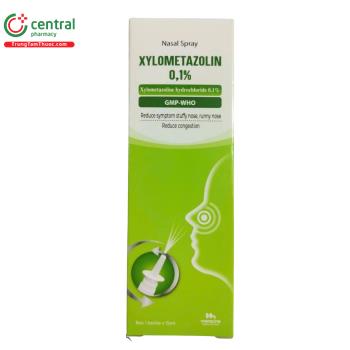 Nasal Spray Xylometazolin 0,1% Meracine