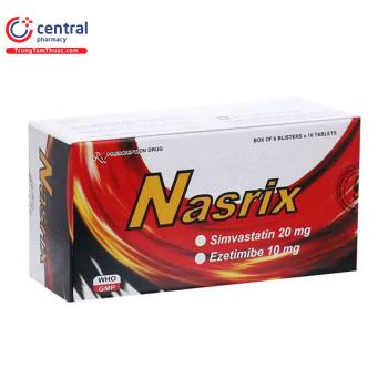  Nasrix (hộp 60 viên)