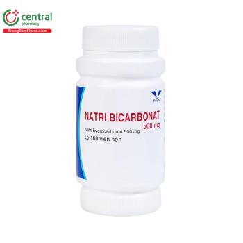 Natri bicarbonat 500mg Bidiphar