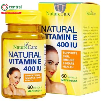 Natural Vitamin E 400IU NatureCare