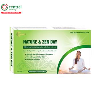 Thuốc Nature & Zen Day - Hoạt huyết, tăng tuần hoàn máu não
