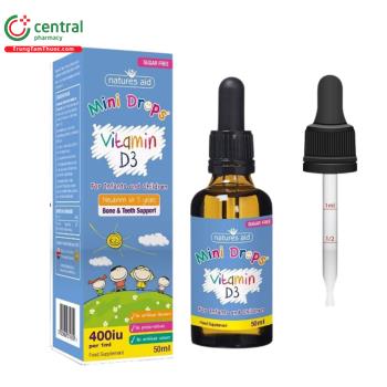 Natures Aid Mini Drops Vitamin D3