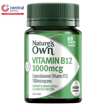 Nature's Own Vitamin B12 1000mcg 60 viên