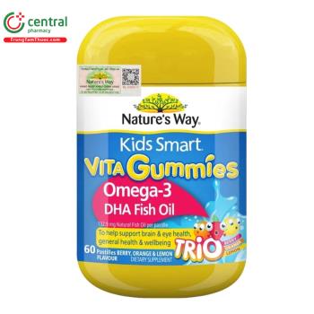 Nature's Way Kids Smart Vita Gummies Omega-3 DHA Fish Oil