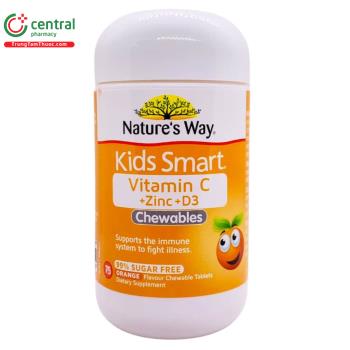 Nature’s Way Kids Smart Vitamin C + Zinc + D3 Chewable