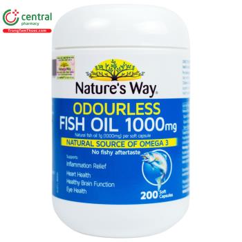 Nature's way Odourless Fish Oil 1000mg