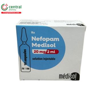 Nefopam Medisol 20mg/2ml