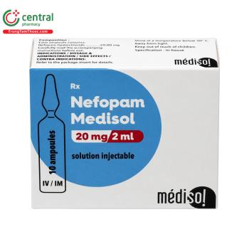 Nefopam Medisol 20mg/2ml