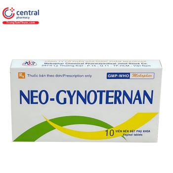 [CHÍNH HÃNG] Thuốc Neo-Gynoternan dạng viên nén điều trị viêm âm đạo