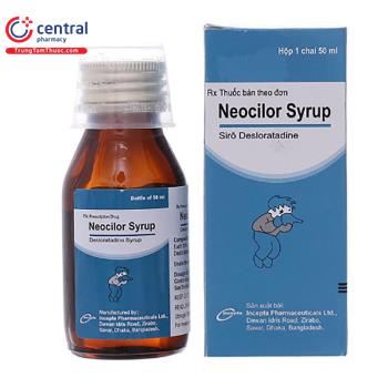 [CHÍNH HÃNG] Thuốc Neocilor Syrup - Thuốc chống viêm mũi dị ứng