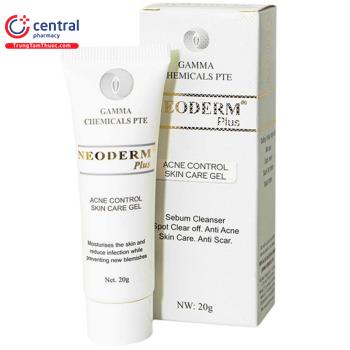 Kem bôi ngoài da Neoderm Plus : hỗ trợ điều trị mụn, làm mờ vết thâm