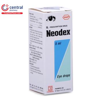 Thuốc nhỏ mắt Neodex 5ml: Cách dùng – liều dùng, lưu ý khi sử dụng
