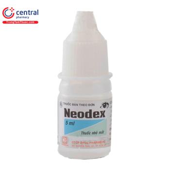Thuốc nhỏ mắt Neodex 5ml: Cách dùng – liều dùng, lưu ý khi sử dụng