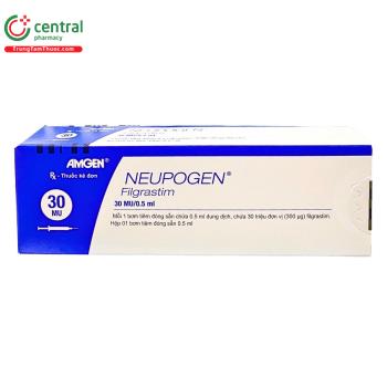 [CHÍNH HÃNG] Thuốc Neupogen 30MU/0.5ml: điều trị bệnh giảm bạch cầu