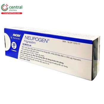 [CHÍNH HÃNG] Thuốc Neupogen 30MU/0.5ml: điều trị bệnh giảm bạch cầu