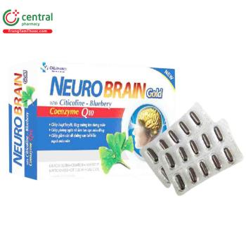 Thuốc NEURO BRAIN GOLD hỗ trợ hoạt huyết, tăng cường tuần hoàn máu