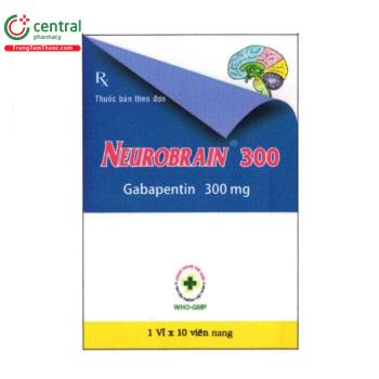 Thuốc Neurobrain 300 hỗ trợ điều trị động kinh cục bộ, đau thần kinh