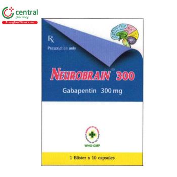 Thuốc Neurobrain 300 hỗ trợ điều trị động kinh cục bộ, đau thần kinh
