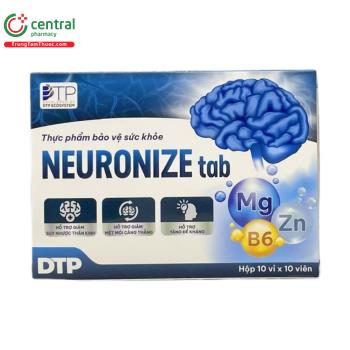 Thuốc Neuronize tab giảm mệt mỏi, cải thiện tình trạng suy nhược thần kinh