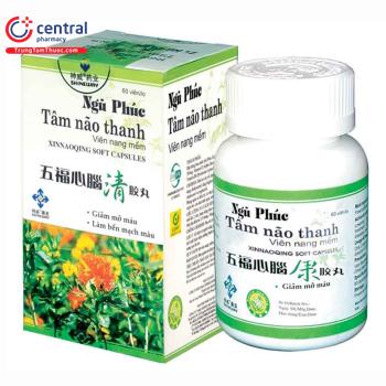 [chÍnh HÃng] Thuốc Ngũ Phúc Tâm Não Thanh Trị Rối Loạn Lipid Máu